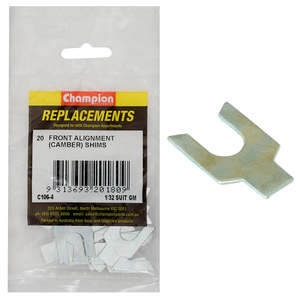 Champion 1/32in Wheel Alignment Shim -Suit GM -20pk