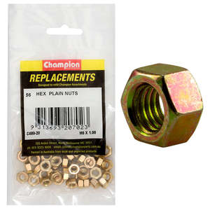 Fasteners Replacement Packs Bolts Set Screws Nuts: Champion M6 x 1.00 Hex Nut -56pk