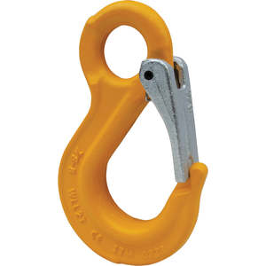 Safety: ITM G80 Components Eye Sling Hook w/ Safety Latch 13mm Chain