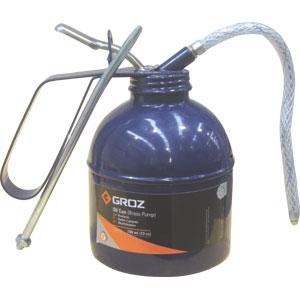Lubrication Equipment Oiling Equipment: Groz 200ml/6oz Oil Can W/ Flex & Rigid Spout