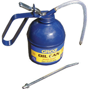 Groz 500ml/16oz Oil Can W/ Flex & Rigid Spout