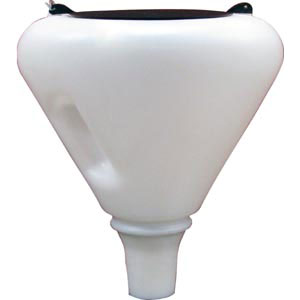 Lubrication Equipment Oiling Equipment: Groz Spill Proof Funnel 1.7L (205mm) C/W Wire Mesh