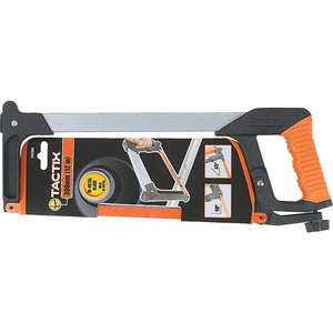 Handtools Cutting Tools: Tactix Hacksaw Frame 300mm/12in