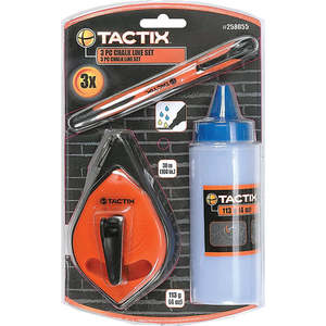 Handtools Masonry Painting: Tactix Chalk Line 3pc Set
