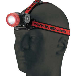 Handtools Service Tools: Teng Cree LED H25 Headlamp - 100/250Lumen