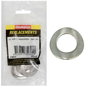Fasteners Bulk Packs: Washer Wave Stainless Steel M22 x 40mm 304/A2 10pk