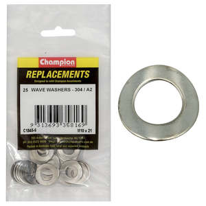 Washer Wave Stainless Steel M10 x 21mm 304/A2 25pk