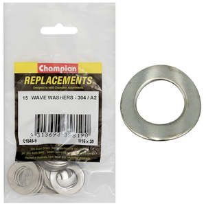 Washer Wave Stainless Steel M16 x 30mm 304/A2 15pk