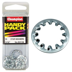 Fasteners Bulk Packs Washers Nylon: Champion 5/16in internal Star Washer