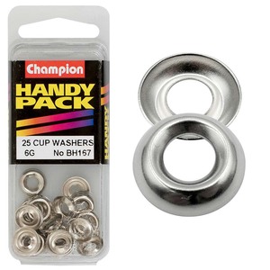 Fasteners Bulk Packs Washers Nylon: Champion 6G Set Screw Size - Cup Washer