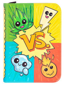 Dice Accessories: TCG Faux-Leather Battle Time Trading Card Binder - Small Version