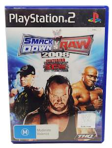 Video Games: WWE SmackDown vs. Raw 2008 – PlayStation 2 (PS2)