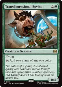 Transdimensional Bovine (TMT-134) - Teenage Mutant Ninja Turtles Foil *MINT*