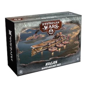 War Gaming: Warcradle DWA210010 Dystopian Wars: Avalon Battlefleet Set