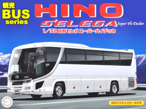 Buses: xFujimi 011103 1/32 Hino S'elega Super Hi-Decker Bus w/Masks