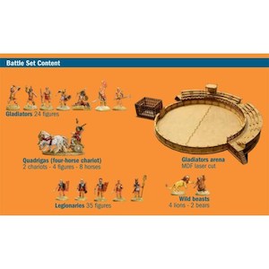 Infantry: xItaleri 6196  1/72 GLADIATORS FIGHT LUDUS