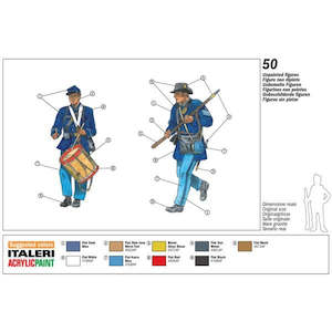 Infantry: xItaleri 6177  1/72 AMERICAN CIVIL WAR - UNION INF