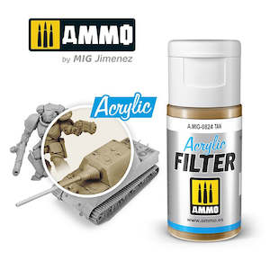 Mig Acrylic Filters: AMMO by Mig Jimenez 0824 Acrylic Filter Tan