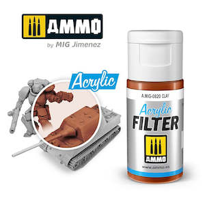 Mig Acrylic Filters: AMMO by Mig Jimenez 0820 Acrylic Filter Clay
