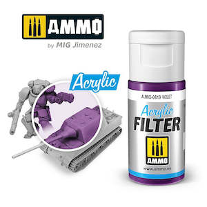 Mig Acrylic Filters: AMMO by Mig Jimenez 0819 Acrylic Filter Violet