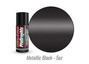 Traxxas Body Paint 1: Traxxas 5075 - Body paint ProGraphix metallic black (5oz)