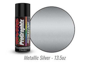 Traxxas Body Paint 1: Traxxas 5073X - Body paint ProGraphix metallic silver (13.5oz)