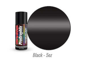 Traxxas Body Paint 1: Traxxas 5055 - Body paint ProGraphix black (5oz)