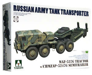 Takom 5004 1/72 MAZ-537G TRACTOR W/CHMZAP SEMI