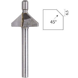 Proxxon Tools 29044 'Angle 45deg.' ROUTER BIT