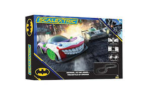 Scalextric Sets: Scalextric C1438 Set: Batman vs The Joker Battle of Arkham