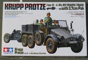 Trucks: Tamiya 35259 1/35 Krupp Towing Truck w/37mm Pak