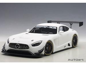 AUTOart 81531 1/18 MERCEDES AMG GT3 PLAIN COLOUR VERSION (MATT WHITE)