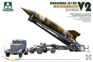 Takom 5001 1/72 WWII German V-2 Rocket Transporter/Erector Meillerwagen+Hanomag SS100