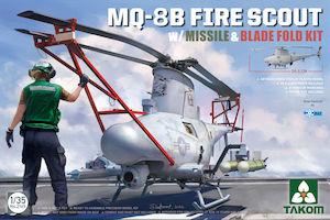 Takom 2169 1/35 MQ-8B Fire Scout w/ Missile & Blade Fold Kit