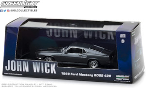 GreenLight 86540 1/43 1969 Ford Mustang Boss 429 - John Wick