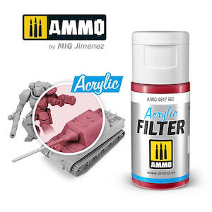 AMMO by Mig Jimenez 0817 Acrylic Filter Red