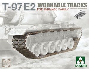 Takom 2163 1/35 T-97E2 Workable Tracks For M48/M60 Family
