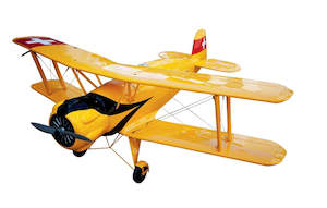 Clearance: Seagull Models SEA212Y Bucker Bu-133 Jungmeister 65" ARF 20-26cc Yellow New 2025 by Seagull