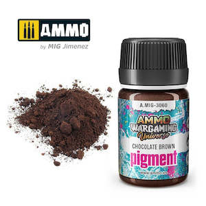 Ammo By Mig Jimenez Pigment: AMMO by Mig Jimenez A.MIG-3060 Pigment Chocolate Brown