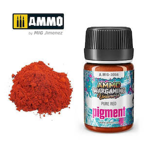 Ammo By Mig Jimenez Pigment: AMMO by Mig Jimenez A.MIG-3056 Pigment Pure Red