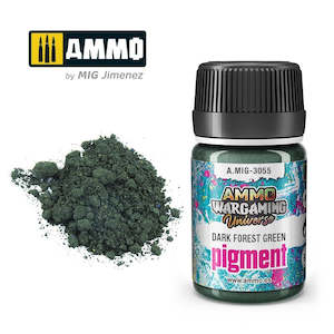 Ammo By Mig Jimenez Pigment: AMMO by Mig Jimenez A.MIG-3055 Pigment Dark Forest Green