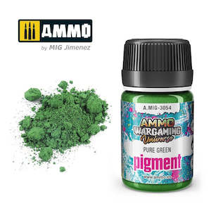 Ammo By Mig Jimenez Pigment: AMMO by Mig Jimenez A.MIG-3054 Pigment Pure Green