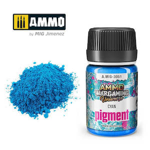 Ammo By Mig Jimenez Pigment: AMMO by Mig Jimenez A.MIG-3051 Pigment Cyan