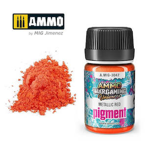 Ammo By Mig Jimenez Pigment: AMMO by Mig Jimenez A.MIG-3047 Pigment Metallic Red