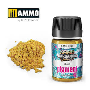 Ammo By Mig Jimenez Pigment: AMMO by Mig Jimenez A.MIG-3043 Pigment Brass