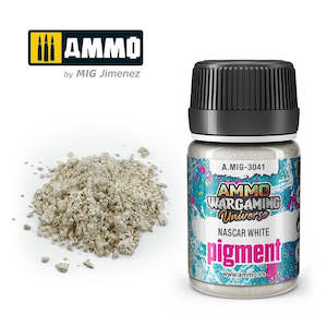 Ammo By Mig Jimenez Pigment: AMMO by Mig Jimenez A.MIG-3041 Pigment NASCAR White PIGMENT