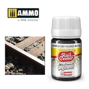 AMMO by Mig Jimenez AMMO.R-2307 Rail Center Pigment Polished Metal 35ml
