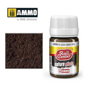 Ammo By Mig Jimenez Railroad Colours: AMMO by Mig Jimenez AMMO.R-2204 Rail Center Dark Soil 35ml