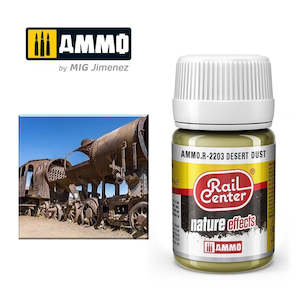 Ammo By Mig Jimenez Railroad Colours: AMMO by Mig Jimenez AMMO.R-2203 Rail Center Desert Dust 35ml