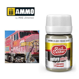 Ammo By Mig Jimenez Railroad Colours: AMMO by Mig Jimenez AMMO.R-2201 Rail Center Fresh Dust 35ml